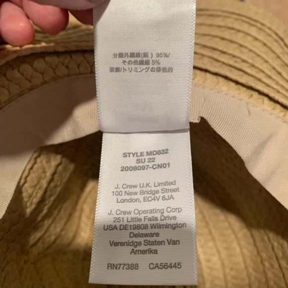 Madewell Packable Braided Straw Hat in Natural Small/Medium - Picture 4 of 4